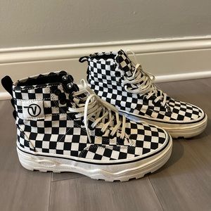 Vans Sentry Sk8-Hi - Womens size 8.5 - Checkerboard